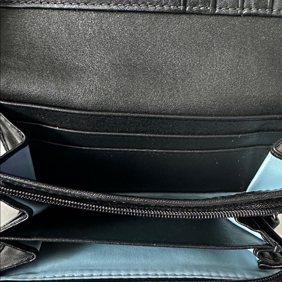 Coach Black Leather Fold Wallet - Picture 5 of 11